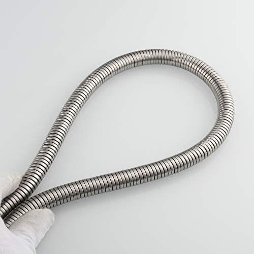 CIENCIA Shower Hose 78 Inches 6.5 ft Extra Long Stainless Steel Handheld Shower Hose Handshower Extension Replacement 2m, FHA014A - color: nickle, size: 2meters