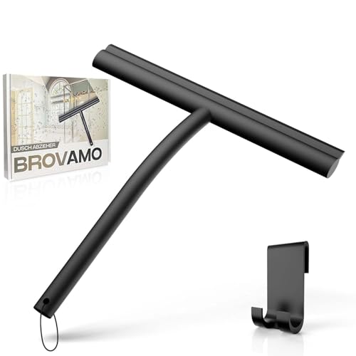 Shower Squeegee with Holder, for Dodge Viper ZB II 2008-2010 Silicone Shower Squeegee,Schwarz - color: Schwarz