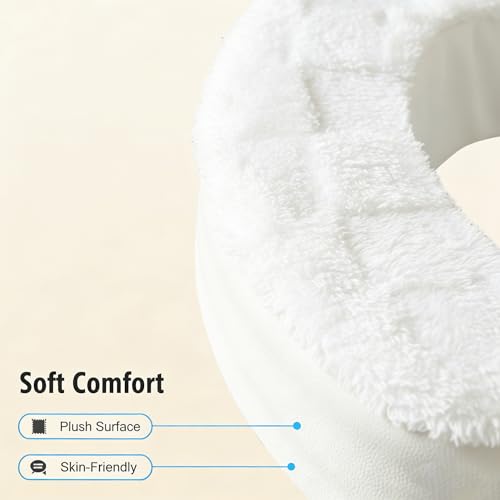 2-Inch Soft Padded Toilet Seat Riser Cushion for Seniors | Plush Top with Easy-Clean Leather Cover, Adds Comfort and Height to Low Toilets, Mobility Support - size: 2 Inch Plush