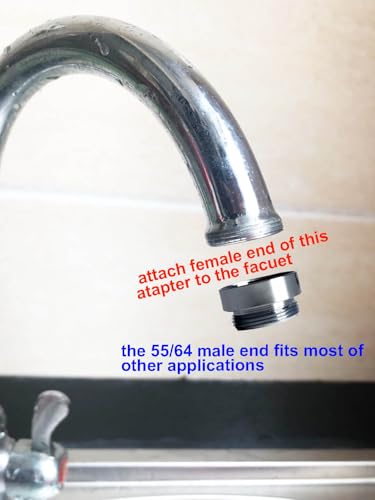 Faucet Aerator adapter - 15/16 Female to 55/64 Male Convertor