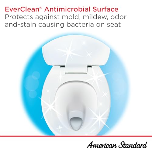 American Standard 5024A65G.222 Transitional Slow-Close & Easy Lift-Off Elongated Toilet Seat Soft Close, Linen - color: Linen