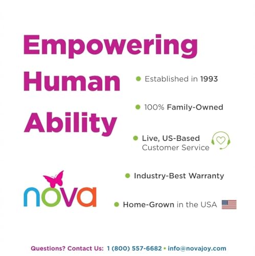 NOVA Toilet Safety Hand Rails – Adjustable Padded Armrests, Removable Aluminum Toilet Support Handles for Seniors & Mobility Assistance, Fits Standard & Elongated Toilets, 300 lb Capacity