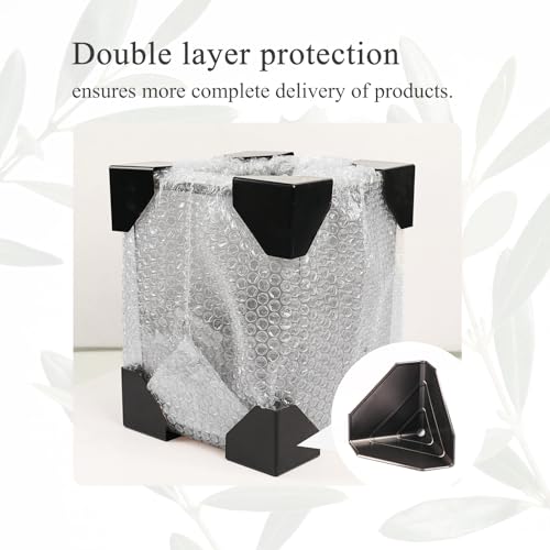 CERBIOR Bamboo Bathroom Accessories Set 7 Piece Bath Ensemble,Black | Includes Soap Dispenser, Toothbrush Holder, Toothbrush Cup, Soap Dish for Decorative Countertop and Housewarming Gift - style: Black