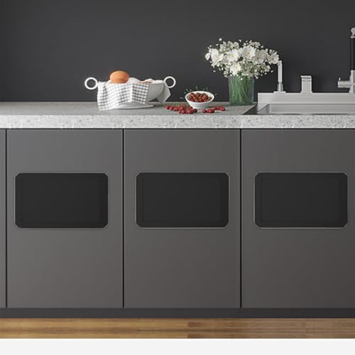 Commerical Square Built-in Cabinet Trash Can Lid, Stainless Steel Embedded Push Cover, Kitchen Countertop Garbage Can with Cover, Side Mount Trash Chute Lid,Style C - size: Style C