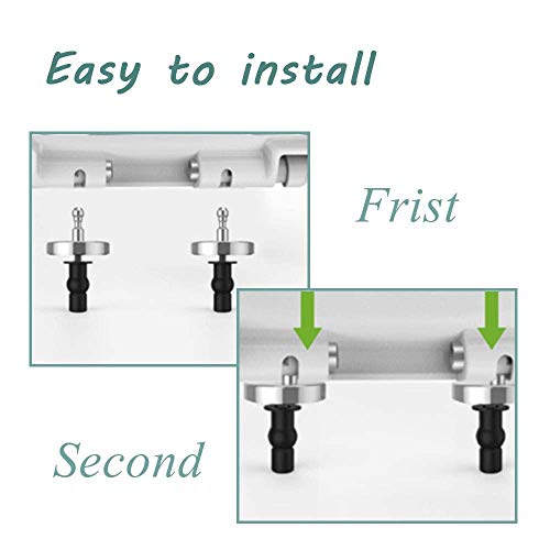 Quick-Release Hinges Round-front Toilet Seat in White