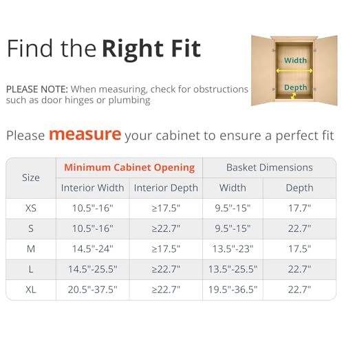 Expandable Pull-Out Cabinet Drawers, Slide-Out Shelves, Small 1 Pack | Smooth Slide-Out Access, Adjustable Fit, Pull-Out Organization, Small Cabinet Use, Space-Saving - size: S- (10.5"-16")W * 22.7"D