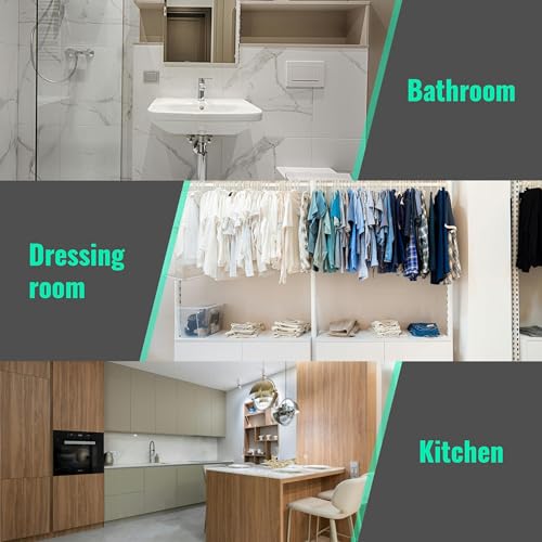 KUAFU Folding Shower Seat, Wall Mounted Bathroom Bathtub Safety Stool, | 18.31"x16.34"x3.54" Foldable Shower Chair W/Support Legs for Inside Shower, Seniors, Elderly and Disabled White 400LBS