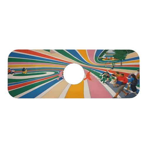 Beatles Come Together Abbey Road Kitchen sink faucet pad, strong water absorption, anti slip, easy to clean, very suitable for splash and drip prevention, suitable for kitchens and bathrooms - color: Beatles Come Together Abbey Road