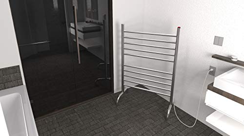 Amba SAFSP-24 Solo 24" Freestanding 10 Bar Towel Warmer in Polished