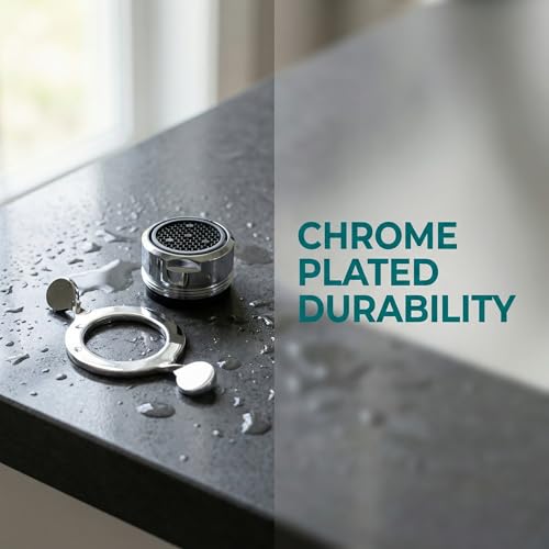 2-Pack RP330 Faucet Aerator with Removal Wrench, 2.2 GPM, Chrome | Replacement for RP330 Delta faucet aerator