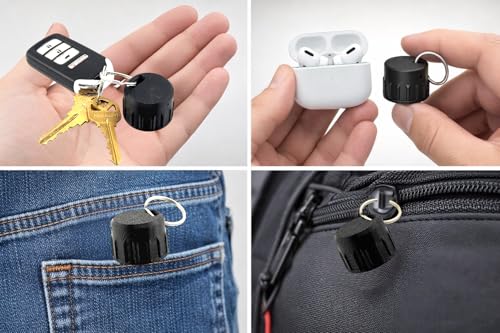 Portable Bidet for Toilet - 2-Pack with Keychain Travel Bidet Attachment Compatible with Most Bottles - Ultralight Personal Hygiene Sprayer for Camping, Hiking & Travel
