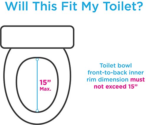 NOVA Medical Products Elevated Raised Toilet Seat with Removable, Padded Handles, White, 1 Count - style: With Arms