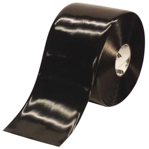 Mighty Line 6RBlk Floor Tape 6-Inch by 100-Feet, Black