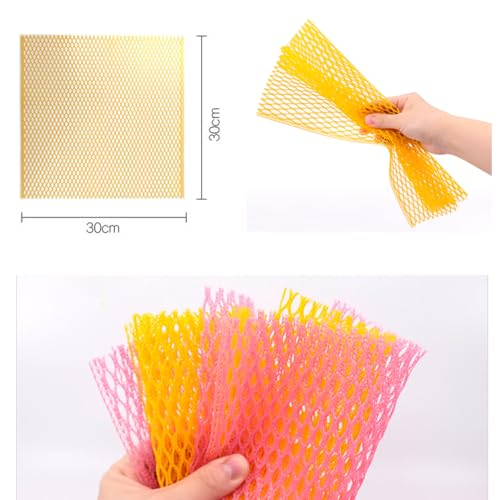 Dish Washing Net Scrubber/Innovative Mesh Cloth, Quick Dry - No More Sponges with Smell / 11.5 by 11.5 inches/Advanced Raw Material-Polypropylene 100% (Mint10 Gray10) - color: Mint10 Gray10