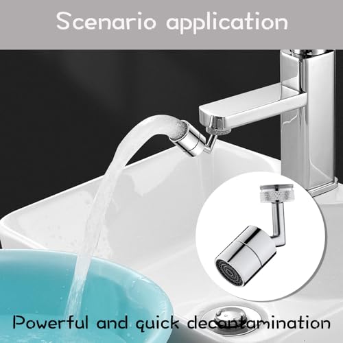 Universal Faucet Aerator All-Copper Faucets Faucet Extender Swivel Faucet Aerator for Bathroom Sink