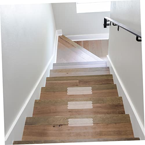 36pcs Slip Tape for Bathroom Non-Slip Strips White Shower Bathtub Safety Adhesive Treads Skid Stickers Bath Safety Strips Non Stickers for Stairs Floors - size: 38X2cm