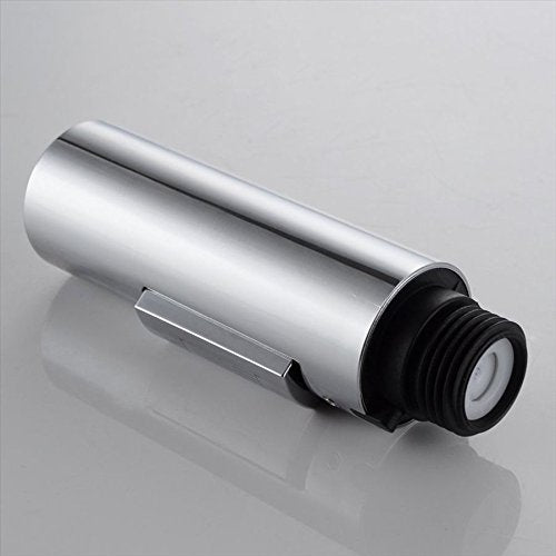7Trees Pull Down Spray Head for Kitchen Faucet, 2-Function Bathroom Faucet Replacement Head, Water Nozzle, 1.8 GPM G1/2 Pull-Out Spray Nozzle, 0.8inch Connector (Chrome Polished) - color: Chrome Polished