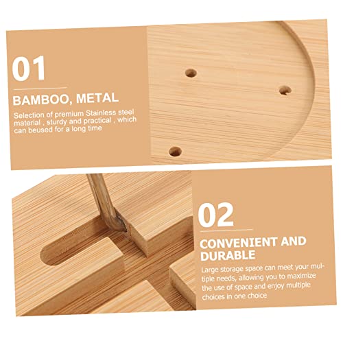 Bamboo Bathtub Shelf Tub Tray for Bathtub Expandable Adjustable Bathroom Accessory