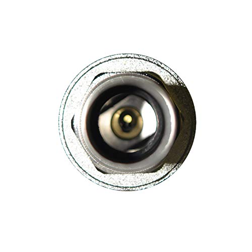 Danco Decorative Push-Button Sink Drain with Overflow in Brushed Nickel (89460) - color: Brushed Nickel, style: with Overflow