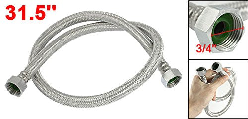 uxcell 31.5 Inch Shower Hose Bathroom Stainless Steel Extra Long Shower Head Hose Handheld Showerhead