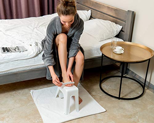 Demi's Home Shower Foot Rest - Pedicure Foot Rest - White - (Supplies Not Included) - color: White