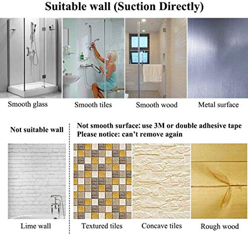 JiePai 16 Inch Suction Cup Towel Bar,Towel Racks for Bathroom,Bronze | Vacuum Suction,No Drill,Removable,Heavy Duty Wall Mount ,For Smooth Surfaces,for Bathroom & Kitchen - color: Suction Towel Bar-16 Inch Rubbed Bronze