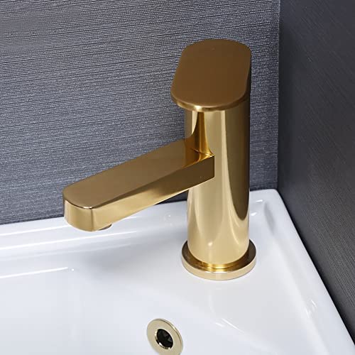 2Pcs Sink Overflow Cover, Sink Trim Overflow Ring, Round Caps Brass, Golden - color: Golden