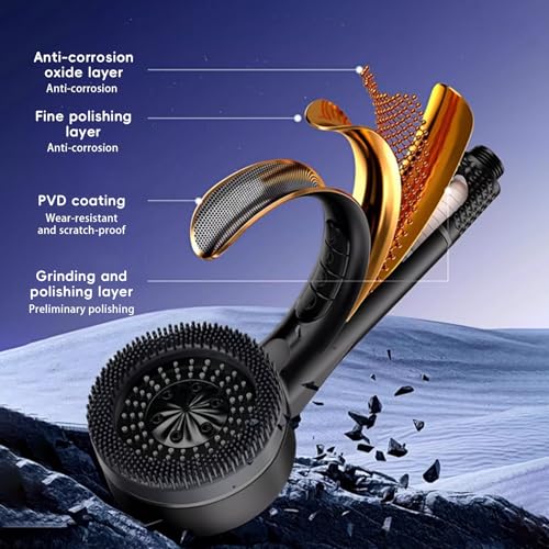High Pressure Filtered Detachable Shower Head with Handheld Matte Black | 4 Detachable Spray Modes and ON/OFF Pause Switch Detachable Filtered Showerhead ABS Rust-Resistant Material