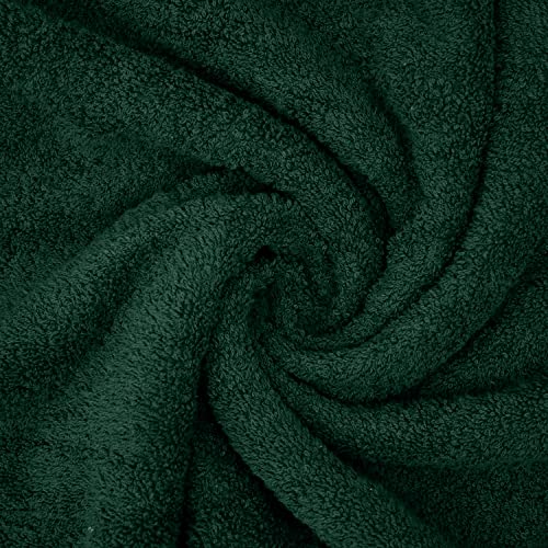 DAN River 2 Pack Bath Sheets Extra Large 35x70, Large Bath Towels for Adults, XL Oversized Heavy Duty Towel Set, 600 GSM 100% Ring Spun Cotton, Soft Quick Dry, Huntergreen - color: Huntergreen, size: Bath Sheet 35x70" (PK 2)