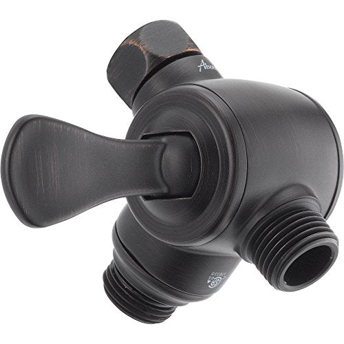 Delta Faucet U4929-RB-PK 3-Way Shower Arm Diverter for Handshower, Venetian Bronze - color: Venetian Bronze