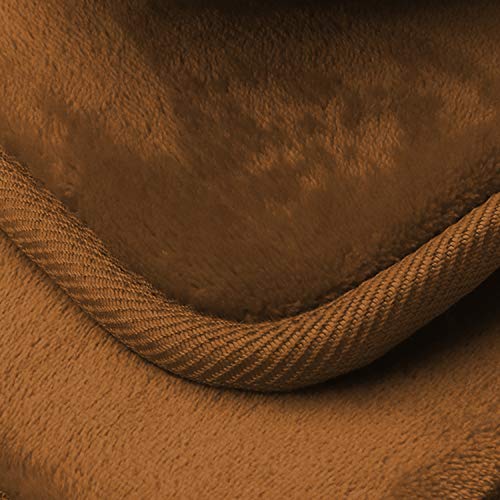 Clara Clark 3 Piece Bathroom Rugs Bath Mat Set, Velvet Memory Foam Bath Mats for Bathroom - Non-Slip, PVC Backing Bath Rugs, Washable - Dries Quickly, Brown - color: Brown