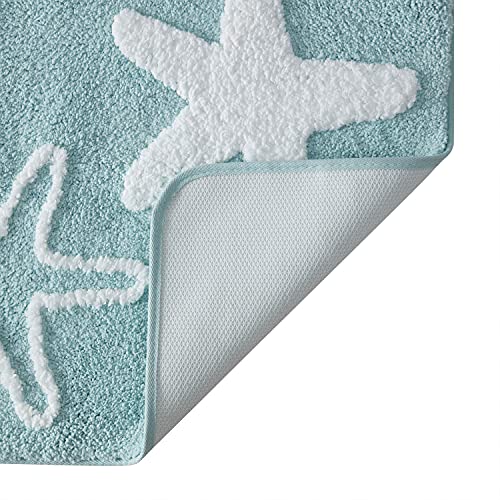 Sweet Home Collection Bathroom Accessories Sets Unique Collections Modern Classic Contemporary Decorative Beautiful Designs Bath Shower Tub Décor, 2 Piece Rug, Beach Shells, (Pack of 12) - size: 2 Piece Rug Set