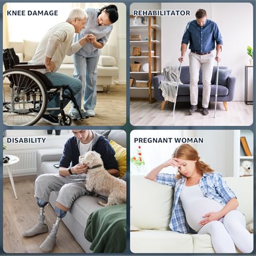 Huttdmel Round Raised Toilet Seat for Seniors, 2.8" Elevated Toilet Seat Riser, Soft Close, Quick Release, Non-Slip, Heavy Duty Bathroom Seat for Elderly, Disabled & Limited Mobility,White