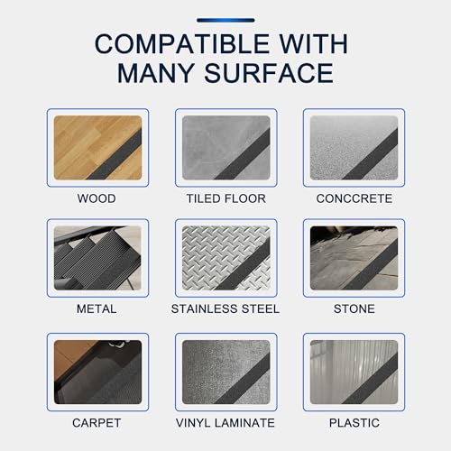 SANKEMU Anti Slip Tape, 2 inch by 33 feet, Non-Slip Traction Grip Tape to Tubs, Boats, Stairs, Clear, Soft, Comfortable for Bare feet (Extra Large) - size: 4 Inch x 33 Feet Black