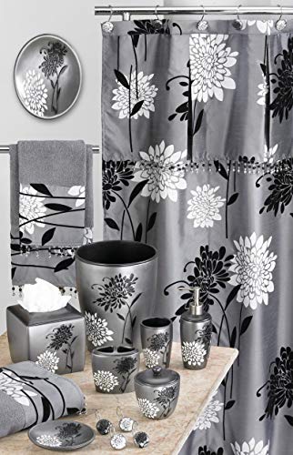 Zahari Home Erica Bathroom Towel Set - 3 Piece Modern Decor Grey Towel Set - color: Erica, style: 3 Piece Towel Set