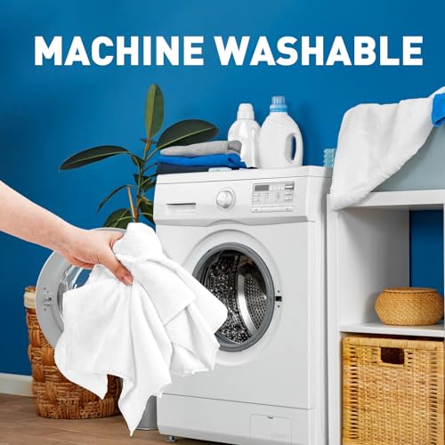 TEAWOO Microfiber Cleaning Cloths-15 Pack, White, Microfiber Towels | Cleaning Rags for Cars, Home(12x12 inches) - color: White, size: 15P