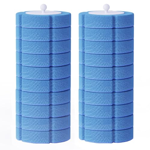 20 Pcs Disposable Toilet Brush Refills, 20 Pcs Toilet Brush Pads - size: 20 Refills