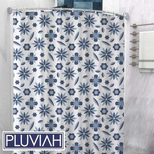 60-Inch Stainless Steel Curved Shower Curtain Rod, 5 Foot Mounted Non-Telescoping Rust Proof (Brushed Nickel) - color: Nickel