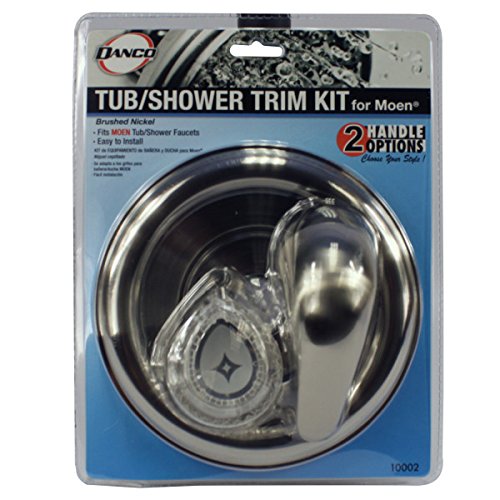 Danco (10002) Universal Moen Trim Kit for Single-Handle Shower Valves, Compatible for Moentrol Series, Brushed Nickel