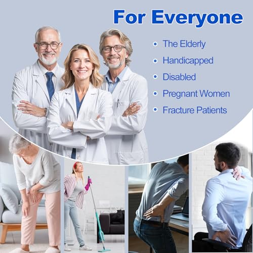 SPECILITE Flip-Up Toilet Grab Bar - 445lb Heavy Duty Support for Bathroom | Waterproof & Non-Slip Safety Rail, Wall-Mounted Handrail with Night Glow Strips, for Seniors, Elderly, Handicap & Pregnant
