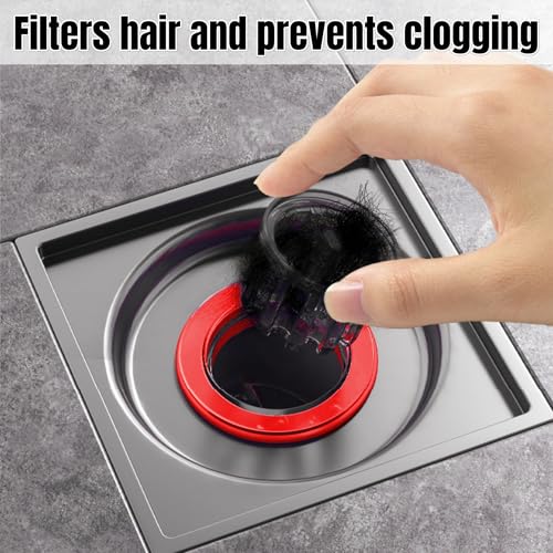Odor Proof Floor Drain, Shower Drain Plus, Anti-Odor, Prevent Backflow, Prevent Odor Dispersion in Bathrooms, and Kitchens (Fit 1.5''-2.0'' Caliber) (1)