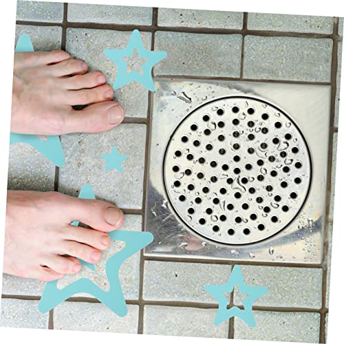 Holibanna 20Pcs Non-Slip Bathroom Stickers Self-Adhesive PEVA Waterproof Shower Room Decals for Bathtubs and Floors Safety Anti-Slip Stickers for Family Use