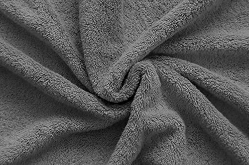 American Veteran Towel, Hand Towels for Bathroom Set of 4, 100% Cotton Turkish Hand Towel Sets, Soft Hand Face Towels, Dark Gray Hand Towels - color: Grey, size: 16x28