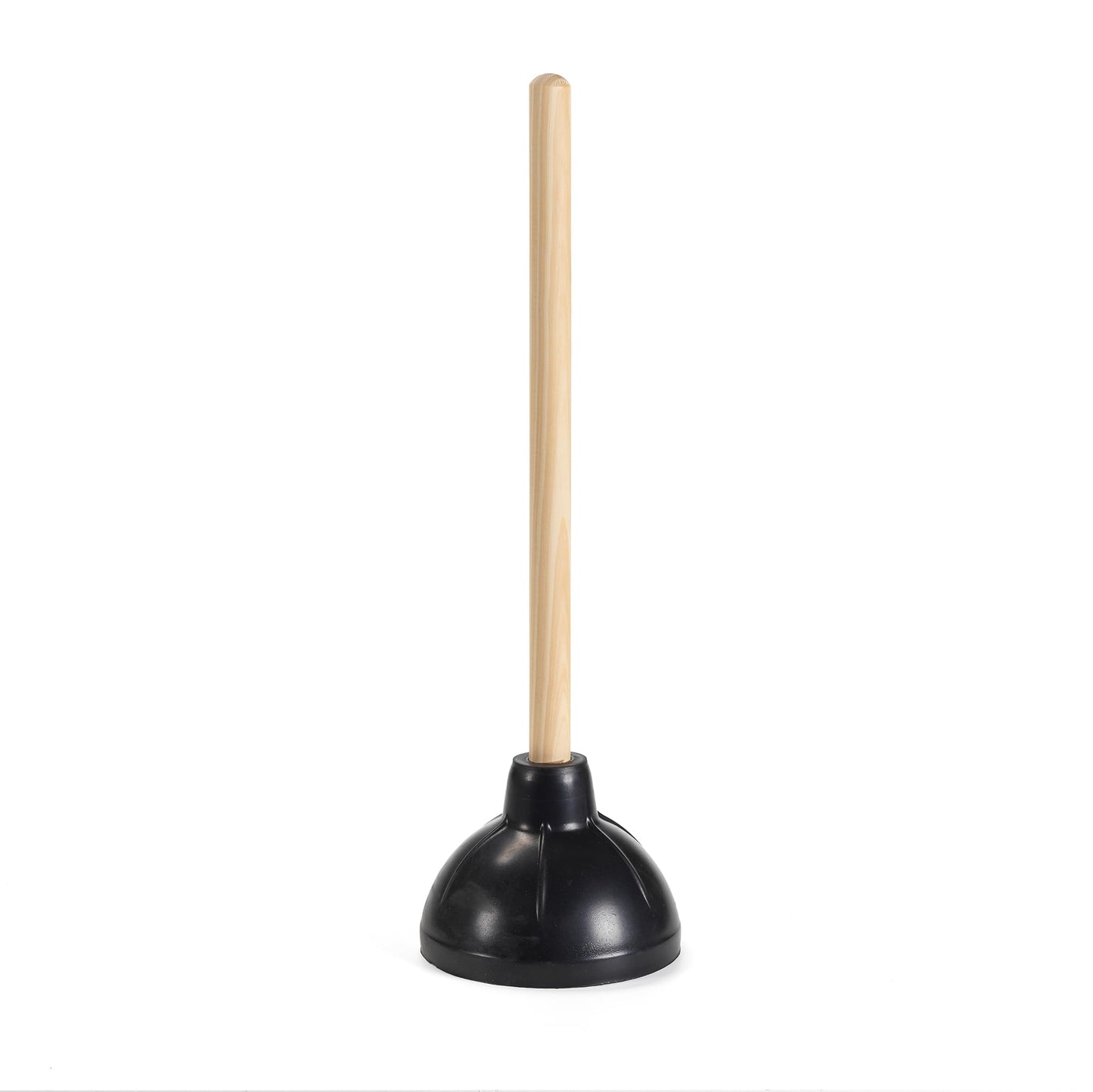 Rocky Mountain Goods Heavy Duty Toilet Plunger – Commercial Grade Double Thrust Rubber Cup – 20” Length – Strong Suction Clog Remover for Toilets, Sinks & Drains