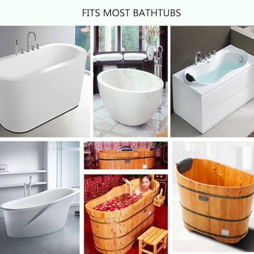 Bathtub Caddy Tray, Bamboo, Waterproof, Expandable | Adjustable shelf, fits over tub, holds book/tablet/wine glass, easy to clean