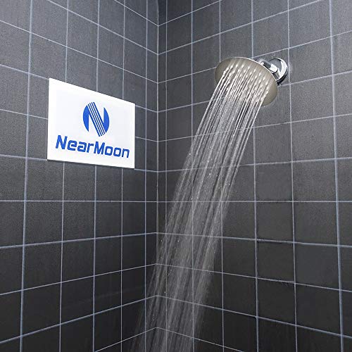 NearMoon Rain Shower Head, Ultra-Thin Design-Pressure Boosting, Awesome Some Experience, High Flow Stainless Steel Rainfall Head (6 Inch,Brushed Nickel) - color: Brushed Nickel, size: 6 Inch