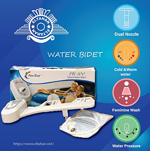 Self Cleaning Nozzle Bidet Non-Electric Home Mechanical Toilet Seat Attachment Retractable Nozzle, Fresh Water Pressure Adjustment (Cold Water Plastic) - style: Cold Water Plastic