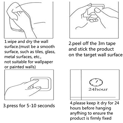 szhdxsy 2pcs Towel Holder SUS 304 Stainless Steel Brushed Hand Towel Rod, Self Adhesive Towel Holder Towel Rod Towel Rack for Bathroom (Golden, 14in) - color: Golden, size: 14
