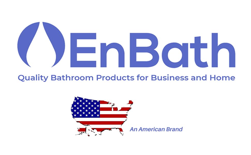 Commercial Soap Dispenser Wall Mount for Bathroom (2-Pack), Wall Mounted Hand Soap/Sanitizer Dispenser for Home or Business (White), by EnBath - color: White