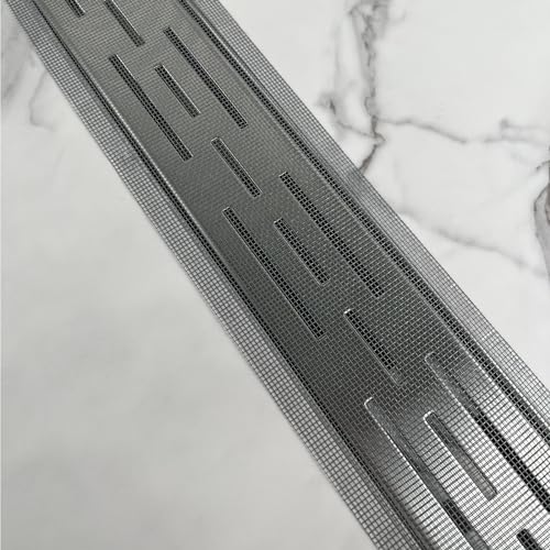 Neodrain 2 PCS Linear Shower Drain Hair Catcher,3.5" X33FT | Cutable Disposable Bathroom Drain Sticker,for Neodrain 2.75" Width Tile-Drain/Linear Drain - size: 2 pack